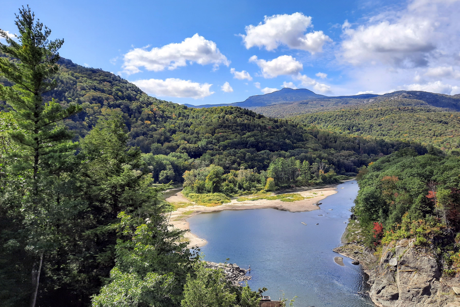 Overlooking the Winooski River